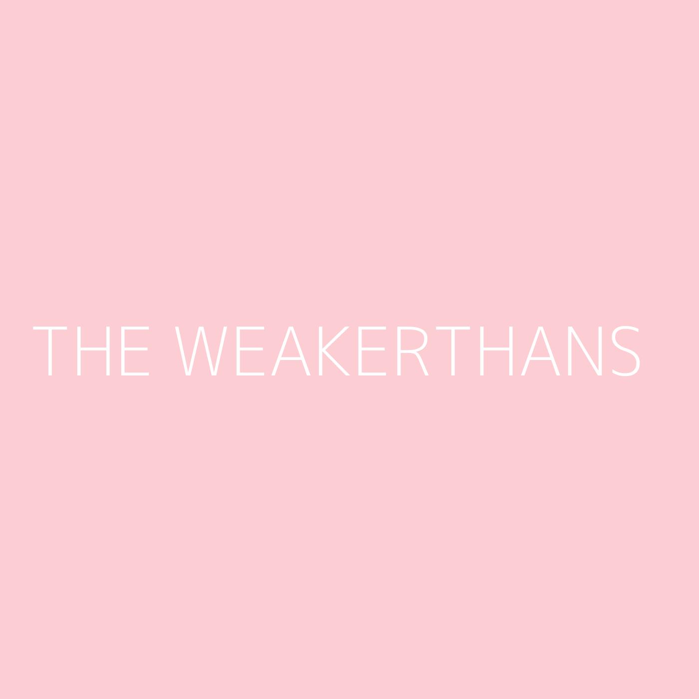 The Weakerthans Playlist Artwork