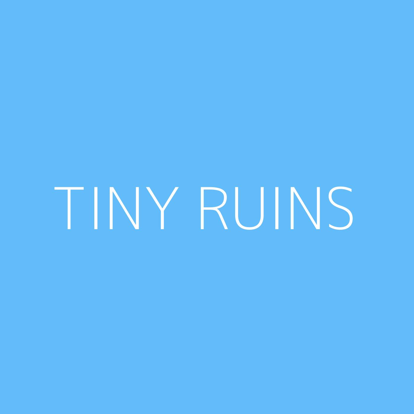 Tiny Ruins Playlist Artwork