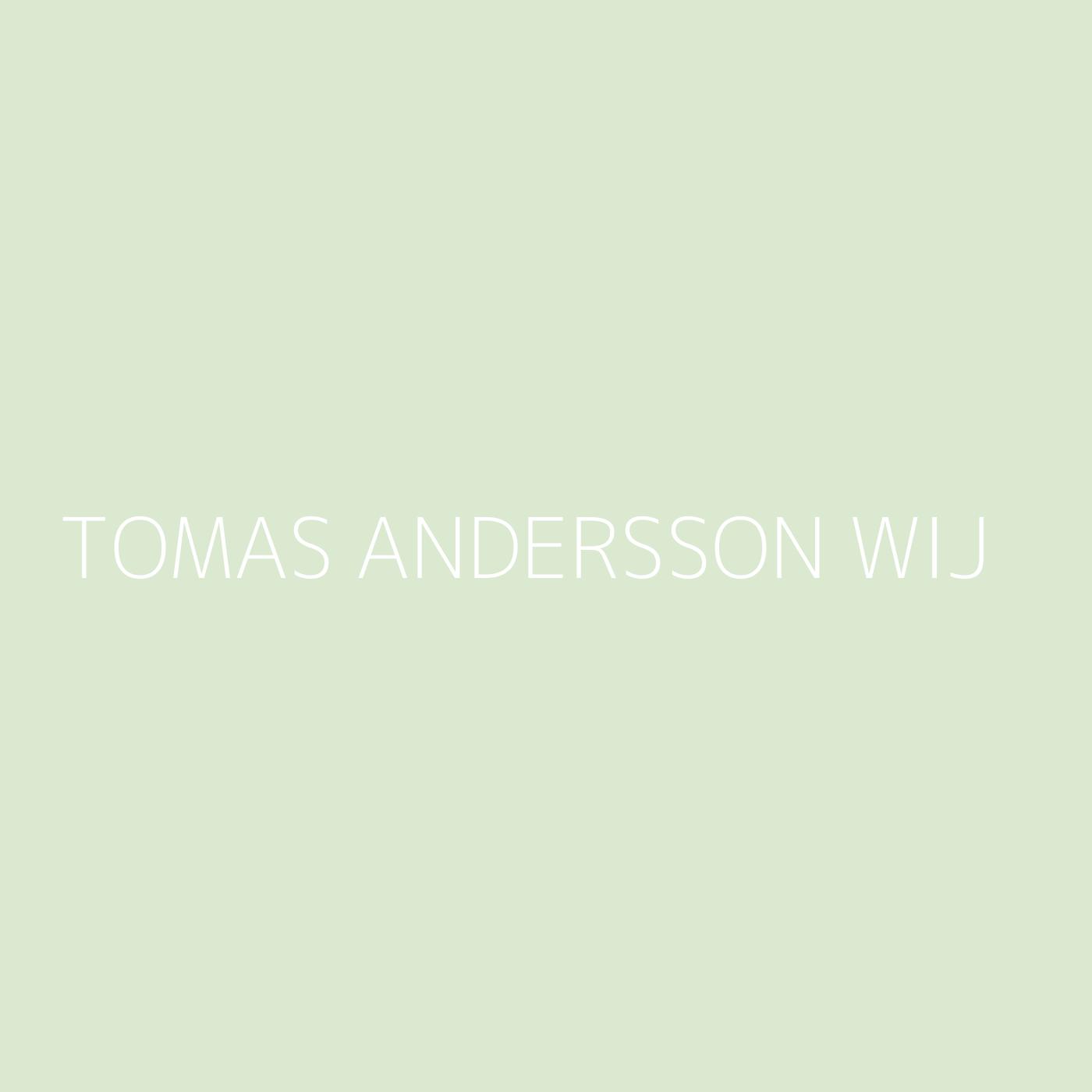 Tomas Andersson Wij Playlist Artwork