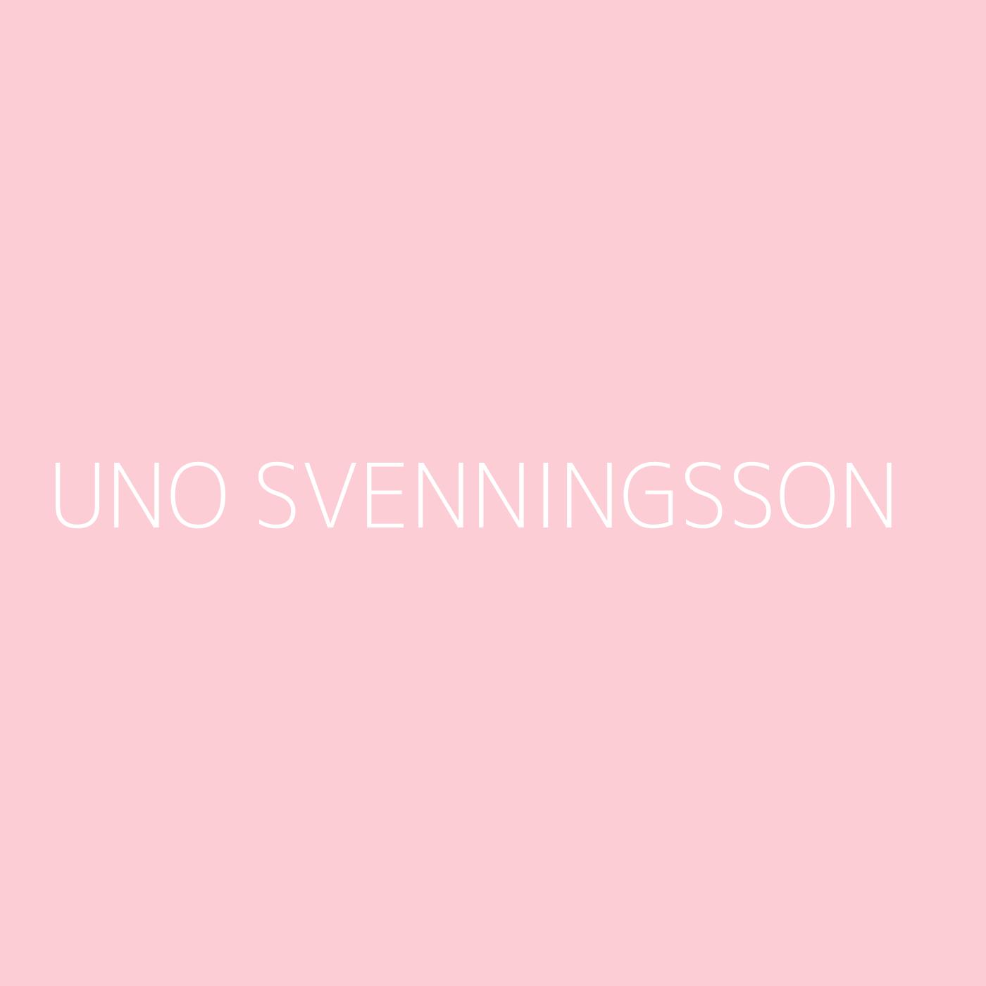 Uno Svenningsson Playlist Artwork