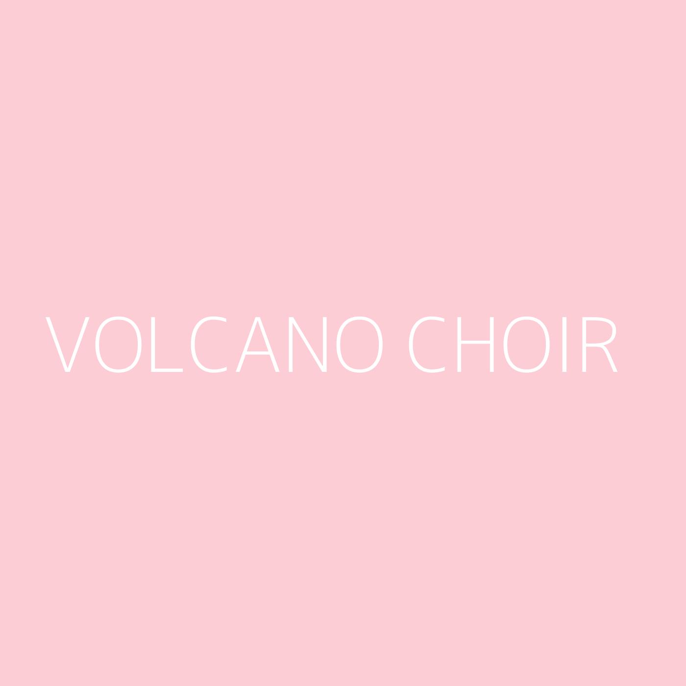 Volcano Choir Playlist Artwork