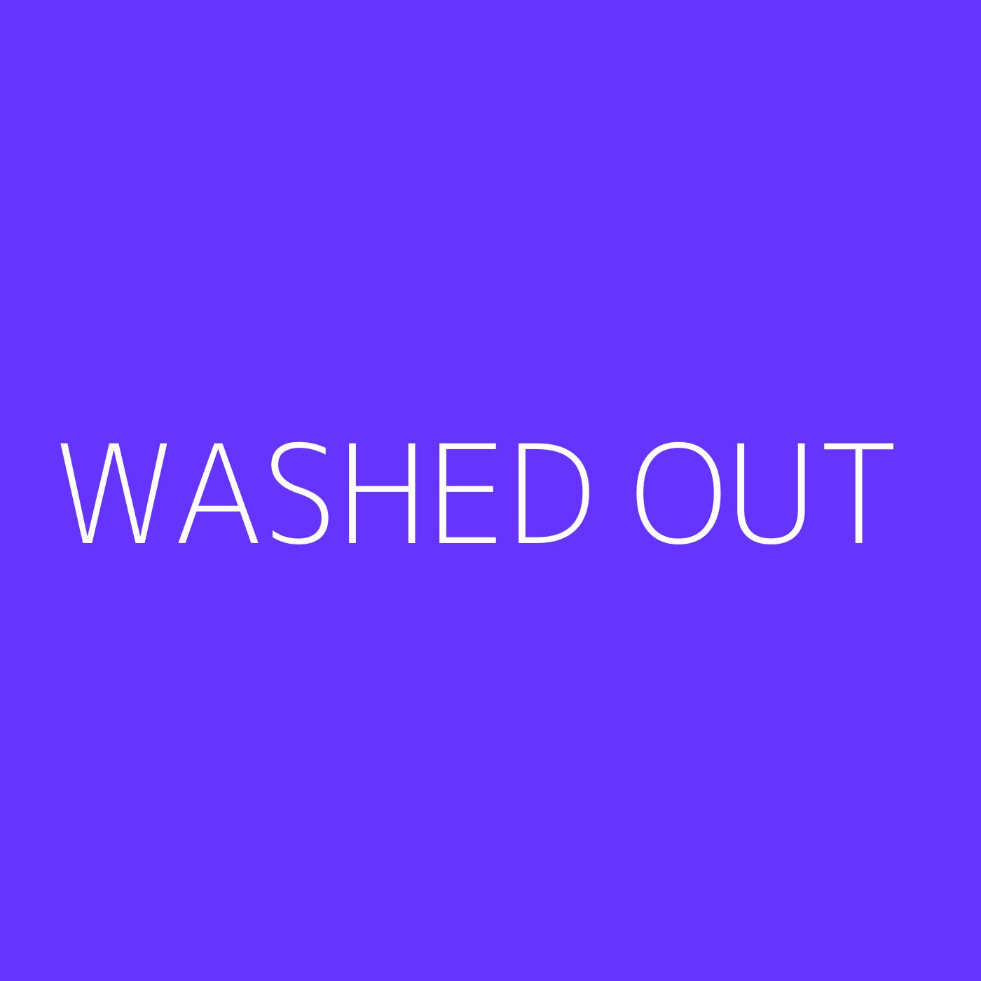 Washed Out Playlist Artwork