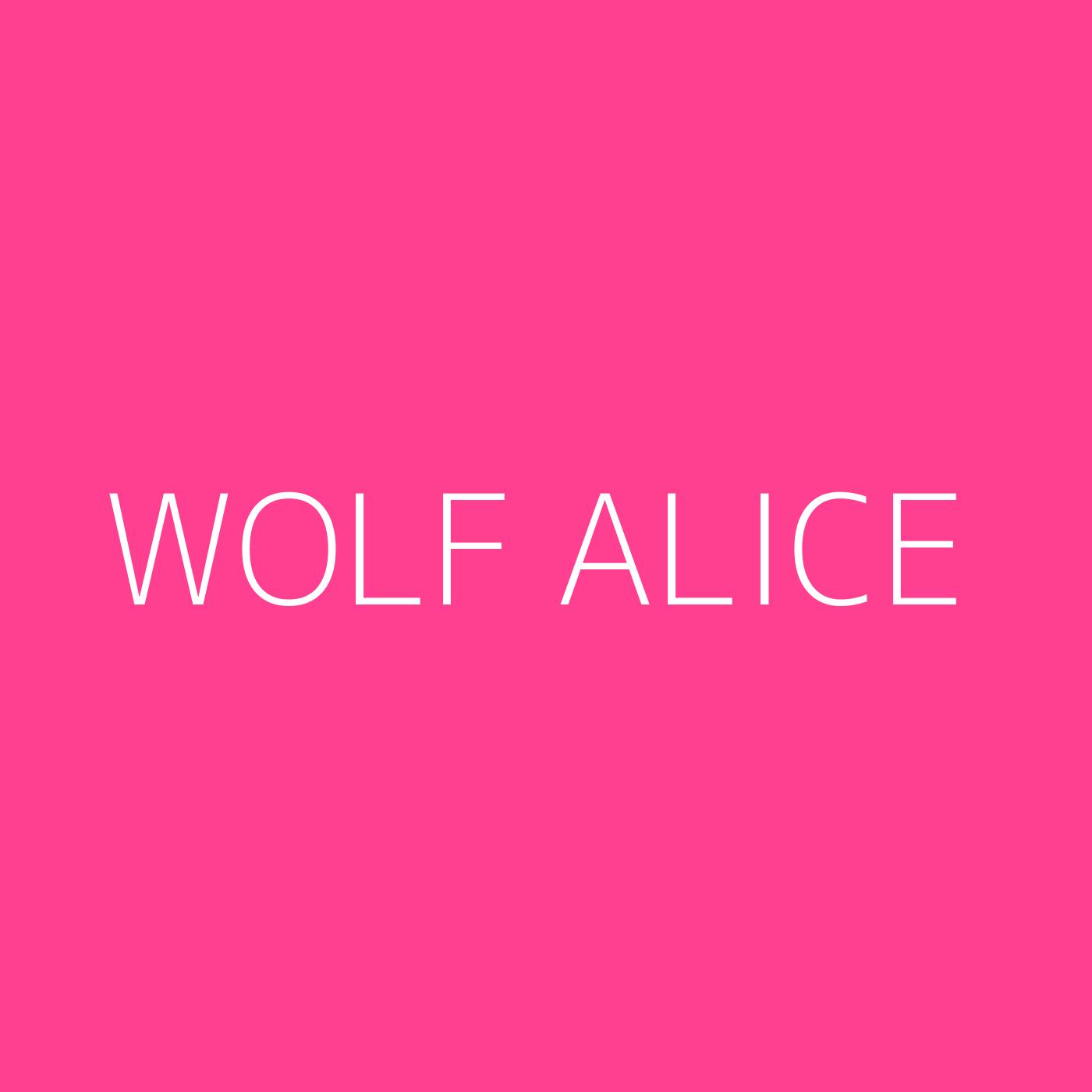 Wolf Alice Playlist Artwork