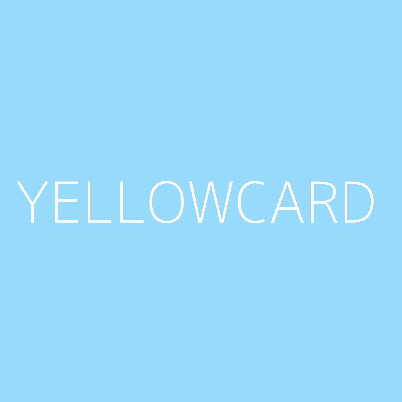 Yellowcard Playlist Artwork