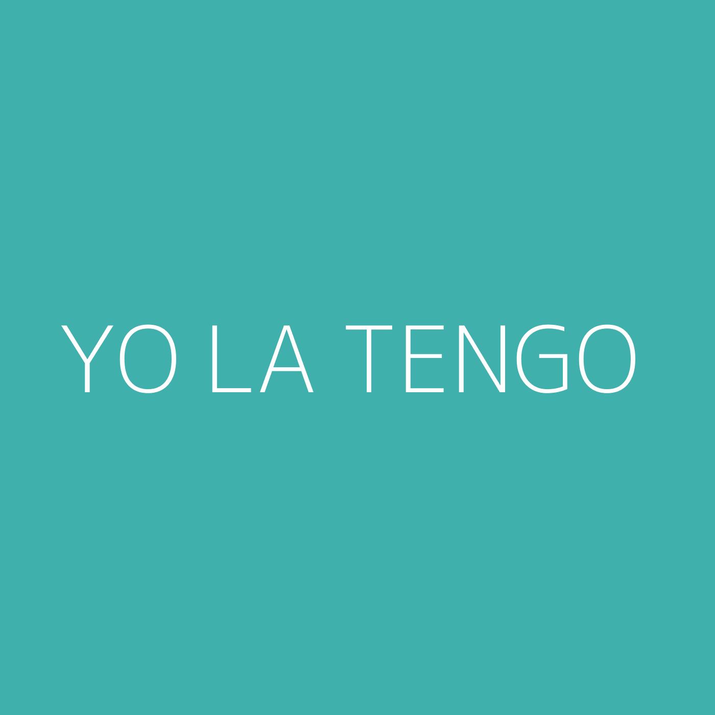 Yo La Tengo Playlist Artwork